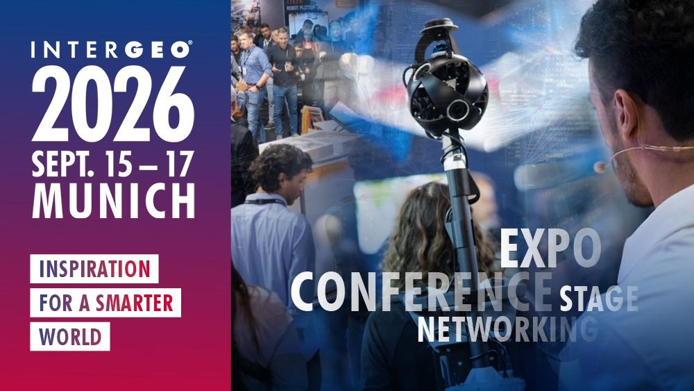 INTERGEO 2026, 15.–17. September, Messe München